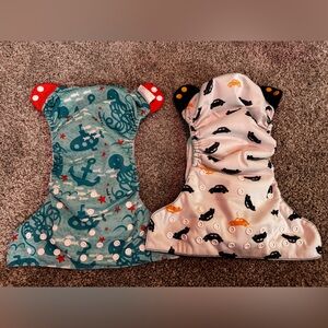 bumGenius Freetime™ 2.0 All-In-One One-Size Cloth Diaper - Lot of 2